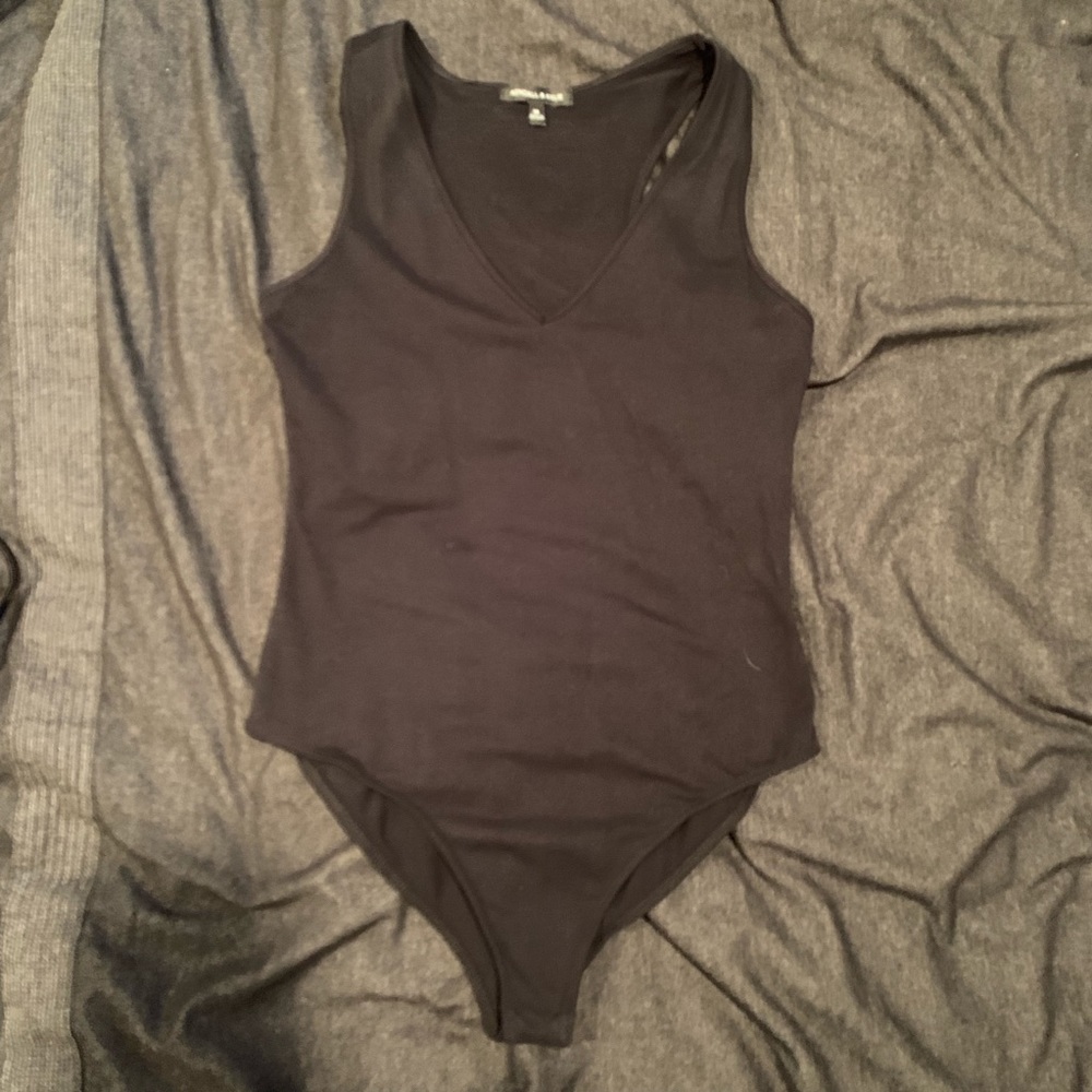 black bodysuit